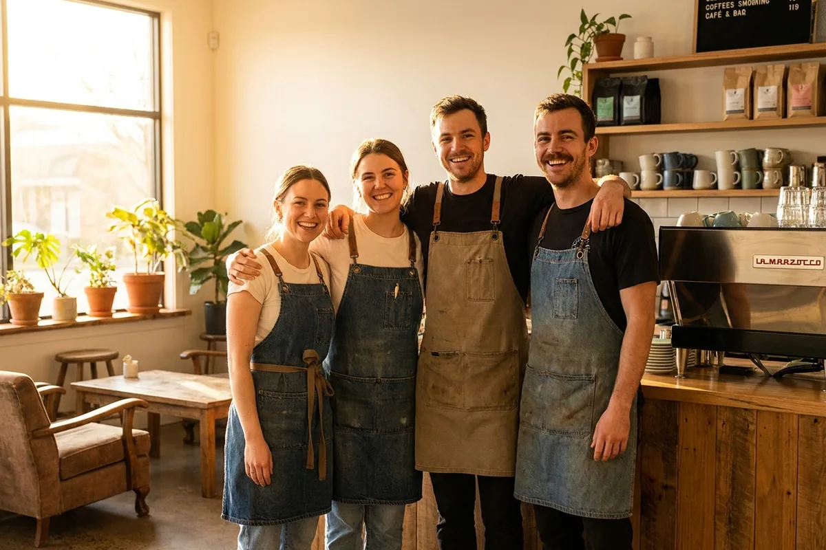Das Team von Café Morgenrot